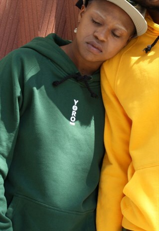 PULLOVER GREEN HOODIE JUMBO BACK PRINT CAMOUFLAGE LOGO