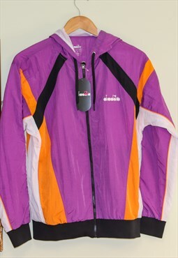 Deadstock Vintage 90's Purple Diadora Shell Jacket