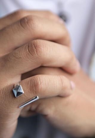 WOMENS SILVER RING SILVER ACCESSORIES FESTIVAL FASHION 1043