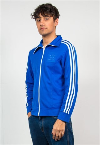 VINTAGE ADIDAS EUROPA TRACKSUIT TOP JACKET 80'S