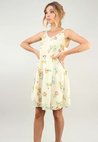 Vintage 90s Floral Patterned Summer Dress | Slush Vintage | ASOS