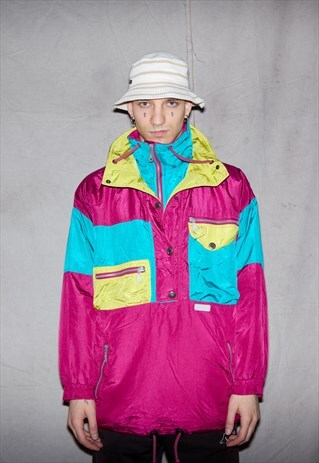 90S WINDBREAKER SPORTWEAR TECHNO UNISEX ANORAK JACKET
