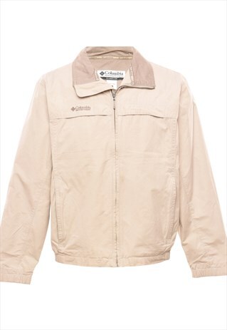BEYOND RETRO VINTAGE CLASSIC BEIGE COLUMBIA JACKET - M