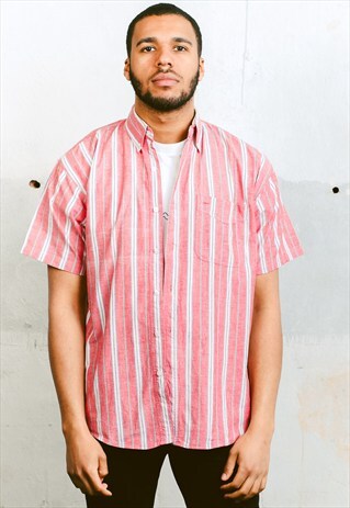 VINTAGE STRIPED PATTERN SHIRT