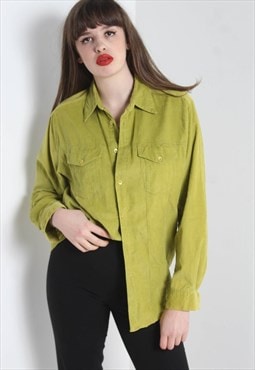 Vintage Corduroy Cord Shirt 90's - Green
