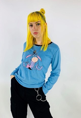 VINTAGE POOH BEAR DISNEY FLEECE SWEATSHIRT