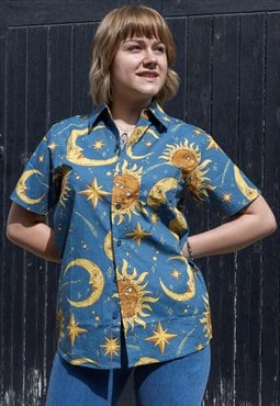Celestial sun and moon unisex shirt 