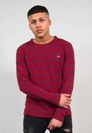 LACOSTE STRIPED LONG SLEEVE T-SHIRT