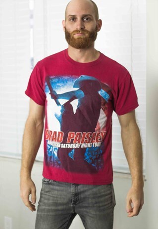 VINTAGE ROCK BAND TOUR T-SHIRT S 6.5