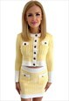ABIGAIL YELLOW CHECK TWO PIECE
