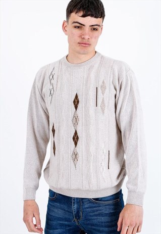VINTAGE PATTERNED JUMPER K52
