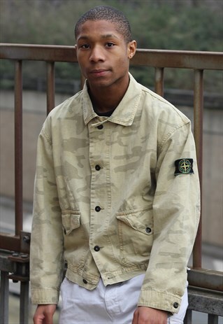RARE VINTAGE STONE ISLAND COLOUR CHANGING ICE CAMO JACKET