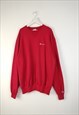 VINTAGE CHAMPION SWEATSHIRT CLASSIC 90S IN RED XXL