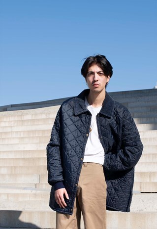 UNISEX VINTAGE 90S BARBOUR HERITAGE LIDDESDALE QUILTED JACKE