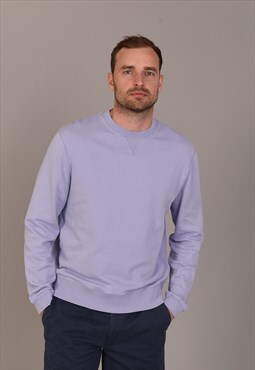 Organic Cotton Sweatshirt in Lilac