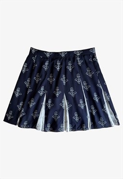 Vintage 90s Women's Dolce & Gabbana Anchor Print Skirt