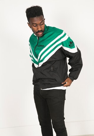 VINTAGE 80S USA ADIDAS SHELL SPORT JACKET / R016