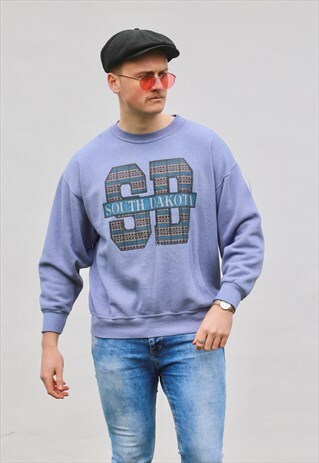 SOUTH DAKOTA USA VINTAGE COLLEGE SWEATSHIRT