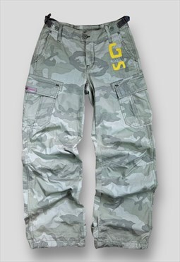 G-star cargo trousers Embroidered and screen print graphics 