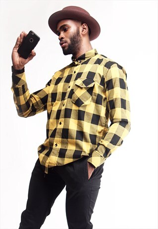 YELLOW LUMBERJACK SHIRT