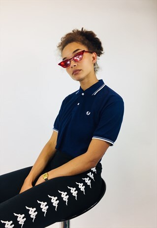VINTAGE FRED PERRY CROPPED POLO SHIRT