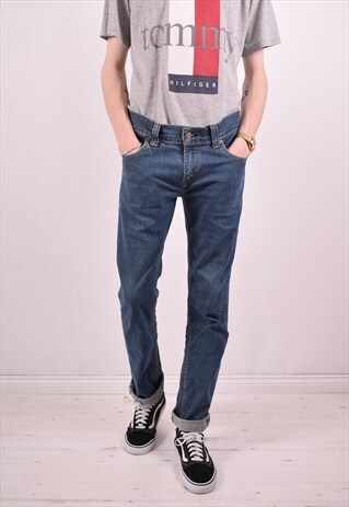 LEVI'S 511 MENS VINTAGE JEANS W33 L34 BLUE 90S