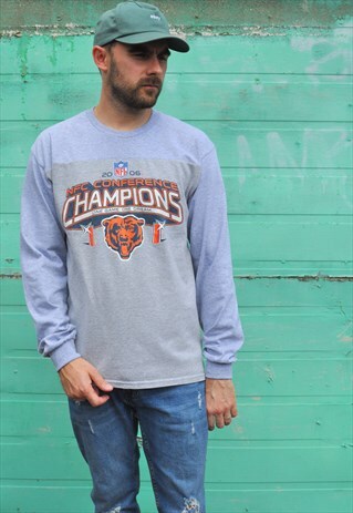 Vintage Y2K reworked NFL 2006 Champions logo tshirt