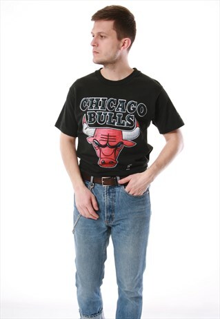 90S VINTAGE CHICAGO BULLS NBA RARE OLDSCHOOL T-SHIRT 13602