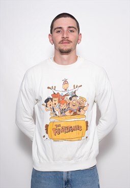 Vintage The Flintstones 1994 Graphic Printed Sweatshirt 