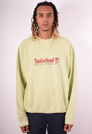 TIMBERLAND MENS VINTAGE SWEATSHIRT JUMPER XL 90S