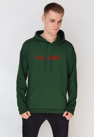 GREEN VILLAINS (RED) HOODIE