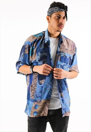 VINTAGE PATTERNED SHIRT PSAW344D