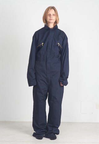 VINTAGE BLUE DICKIES WORKWEAR COVERALL ALL IN ONE 