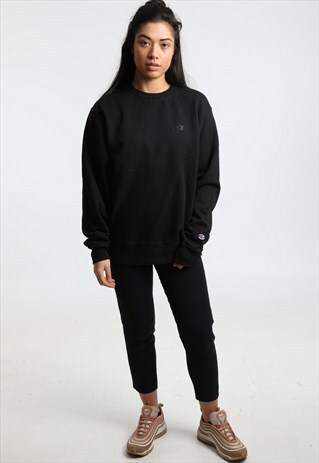 90S CHAMPION EMBROIDERED LOGO SWEATSHIRT