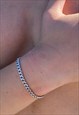 SILVER CUBAN CHAIN BRACELET 5MM