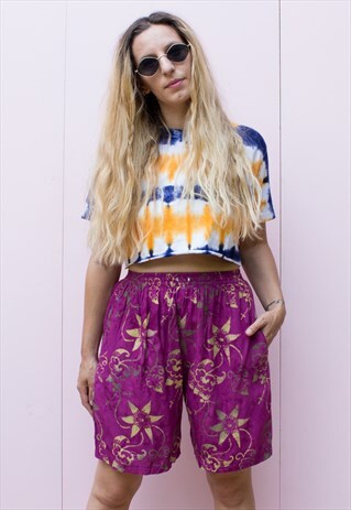 VINTAGE 90'S BATIK PRINTED SHORTS