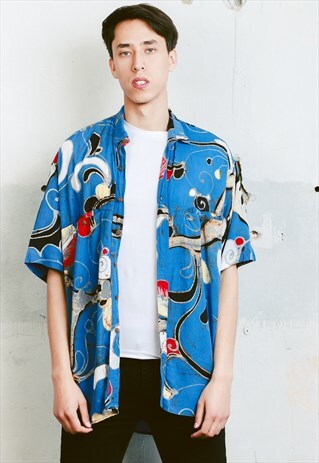 VINTAGE BOLD ABSTRACT PRINT SHIRT