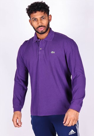 VINTAGE LACOSTE LONG SLEEVE POLO T-SHIRT T950