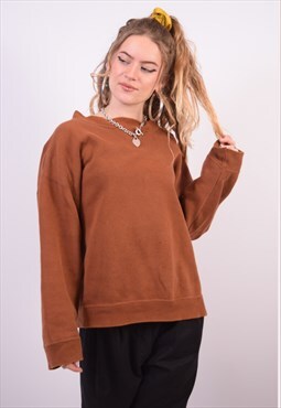 Vintage Timberland Sweatshirt Jumper Oversized Brown