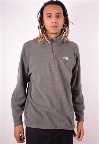 THE NORTH FACE MENS VINTAGE FLEECE JACKET XL GREY 90S