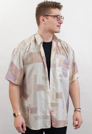 VINTAGE ABSTRACT PATTERN SHIRT