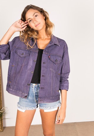 VINTAGE 80S COLOURED LEVI'S JACKET / C605