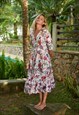 MIDI TIERED DRESS