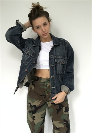 OVERSIZED DENIM VINTAGE UNISEX JACKET