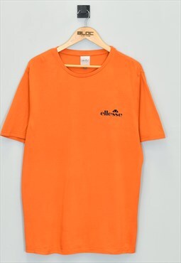 Vintage  Women's Ellesse T-Shirt Orange XLarge