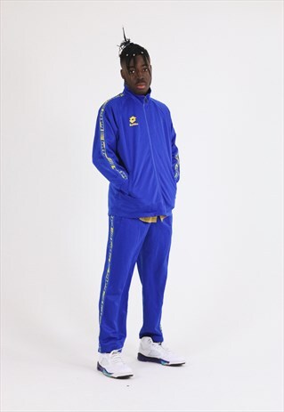 RARE VINTAGE LOTTO FULL TRACKSUIT /JOGGERS / JACKET