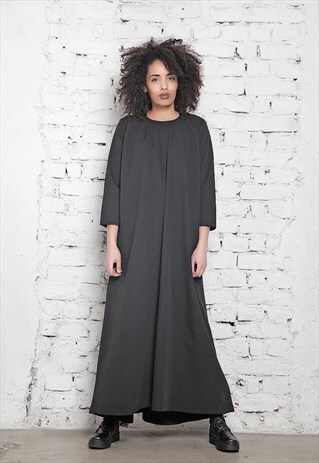 MAXI LONG DRESS/ BLACK LONG DRESS