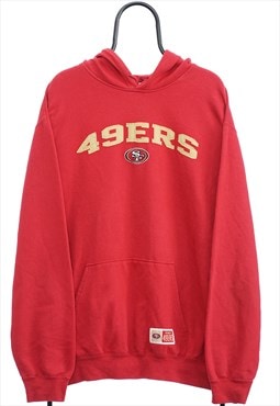 Vintage NFL San Francisco 49ers Red Hoodie Womens