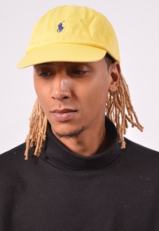 yellow ralph lauren cap