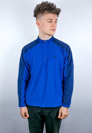 VINTAGE NORTH FACE 1/4 ZIP FLEECE
